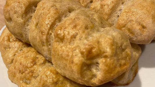 Glutenfreie Hot Dog Kipferl