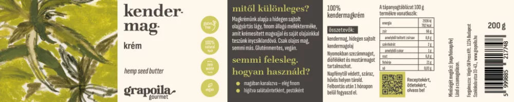 Hanfsamencreme 200 g