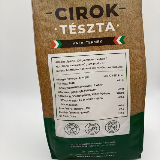 Magic Mills Suppennudeln Kleine Schnecken Glutenfreie Getrocknete Sorghum-Nudeln 250g