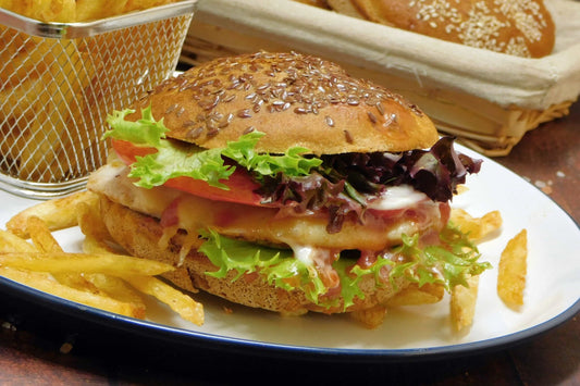 Glutenfreies Hamburgerbrötchen 2.