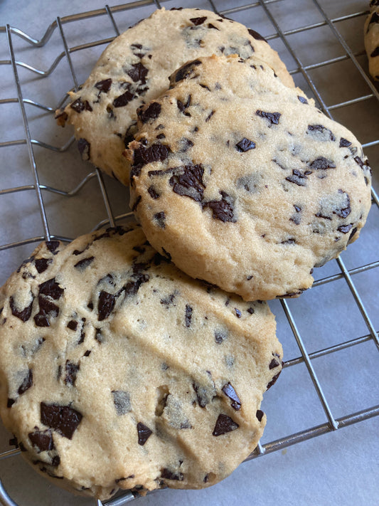 Glutenfreie Chocolate Chip Cookies mit Sauerteig