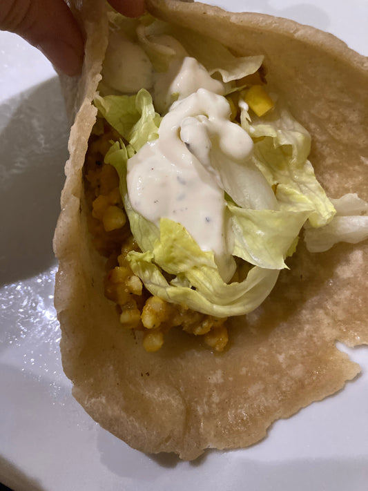 Glutenfreie vegane Tortilla mit Sorghumperlen – einfach & gesund