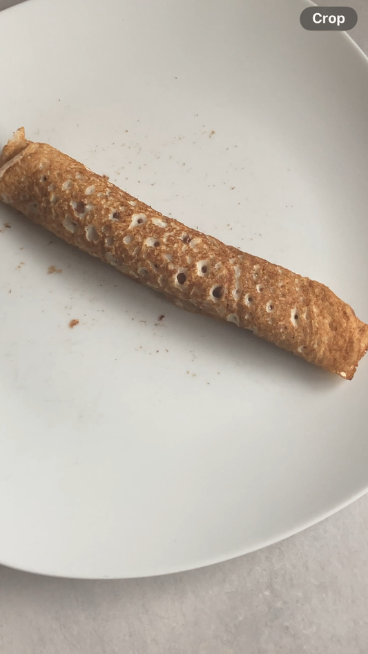 Glutenfreie & eifreie Palatschinken ohne Mehlmischung (mit Sorghummehl)