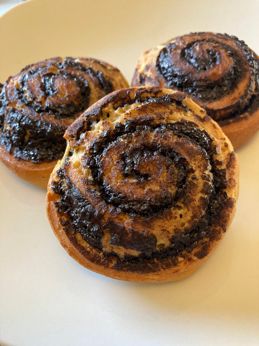 Glutenfreie Kakaoschnecken 1.