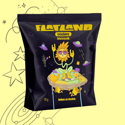 FLATLAND Classic-Cracker 100 g – glutenfreier Keto-Snack