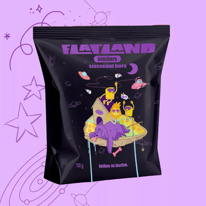 FLATLAND Szechuanpfeffer-Cracker 100 g – glutenfreier Snack