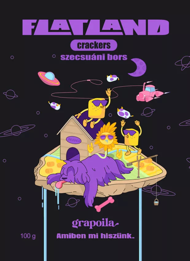 FLATLAND Szechuanpfeffer-Cracker 100 g – Zutaten und Nährwerte