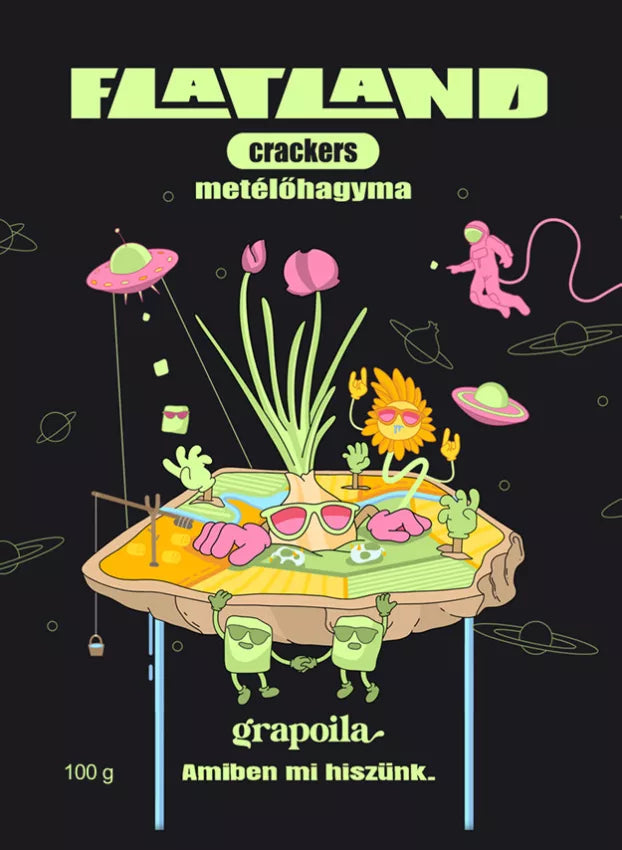 FLATLAND Schnittlauch-Cracker 100 g – Zutaten und Nährwerte