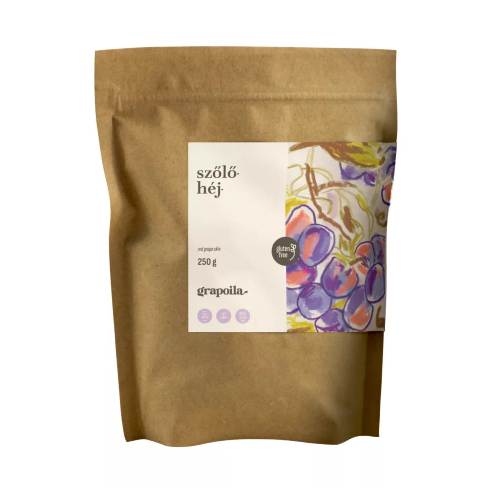 Getrocknete rote Traubenschalen 250 g – glutenfrei und vegan